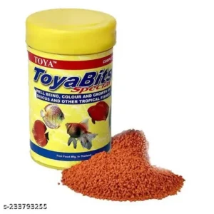 Toya BITS Fish Food 540gm for Growth and Health of All Life Stages 1200Ml / spcrial for har fishses non veg fish food