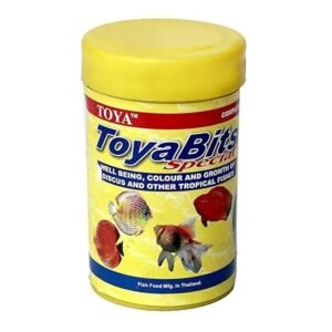 Toya BITS Fish Food 125gm for Growth and Health of All Life Stages / sinking pellet / non veg food